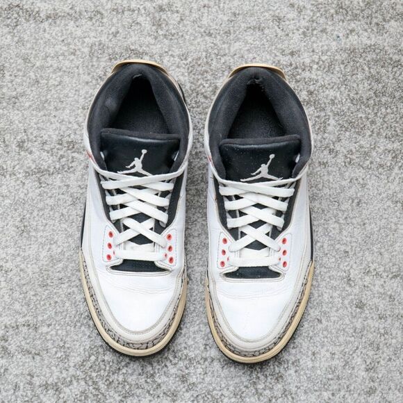 Nike Air Jordan 3 Retro Infrared 23 sneakers 2013 136064-123 white size Men 10‎ - Picture 4 of 8